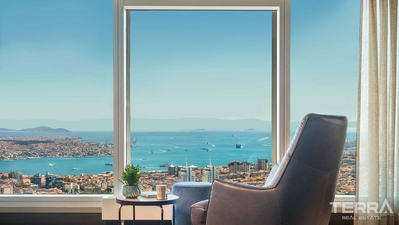 Appartements Haut de Gamme Dans la Tour à Şişli Istanbul à Usage Mixte - 42349