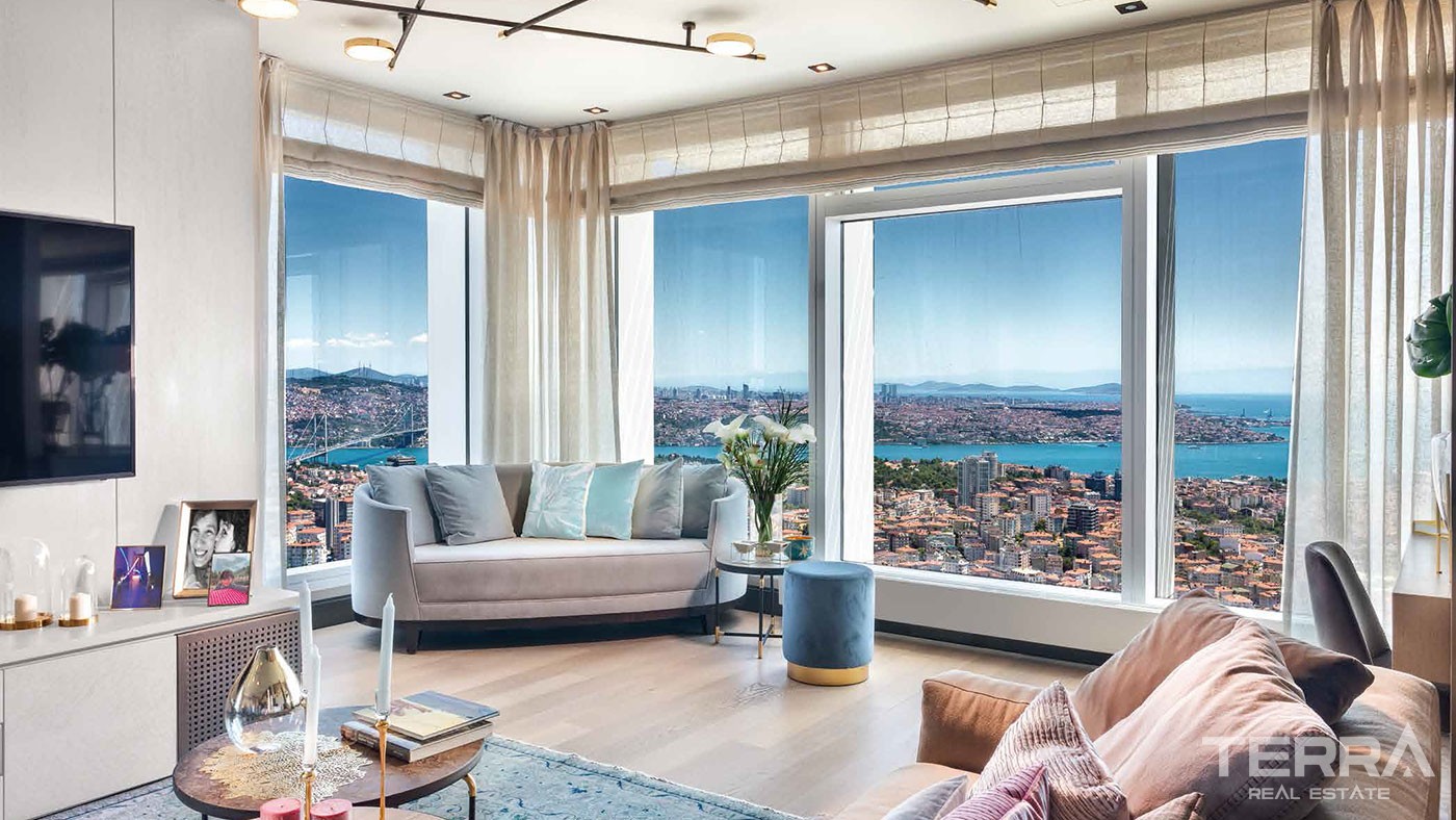 Appartements Haut de Gamme Dans la Tour à Şişli Istanbul à Usage Mixte - 42350