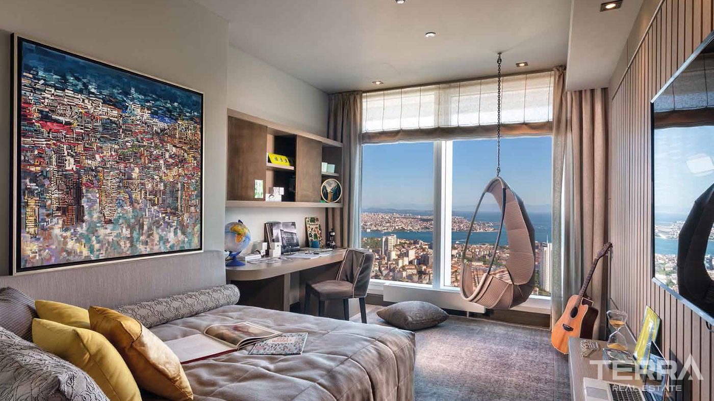 Appartements Haut de Gamme Dans la Tour à Şişli Istanbul à Usage Mixte - 42354