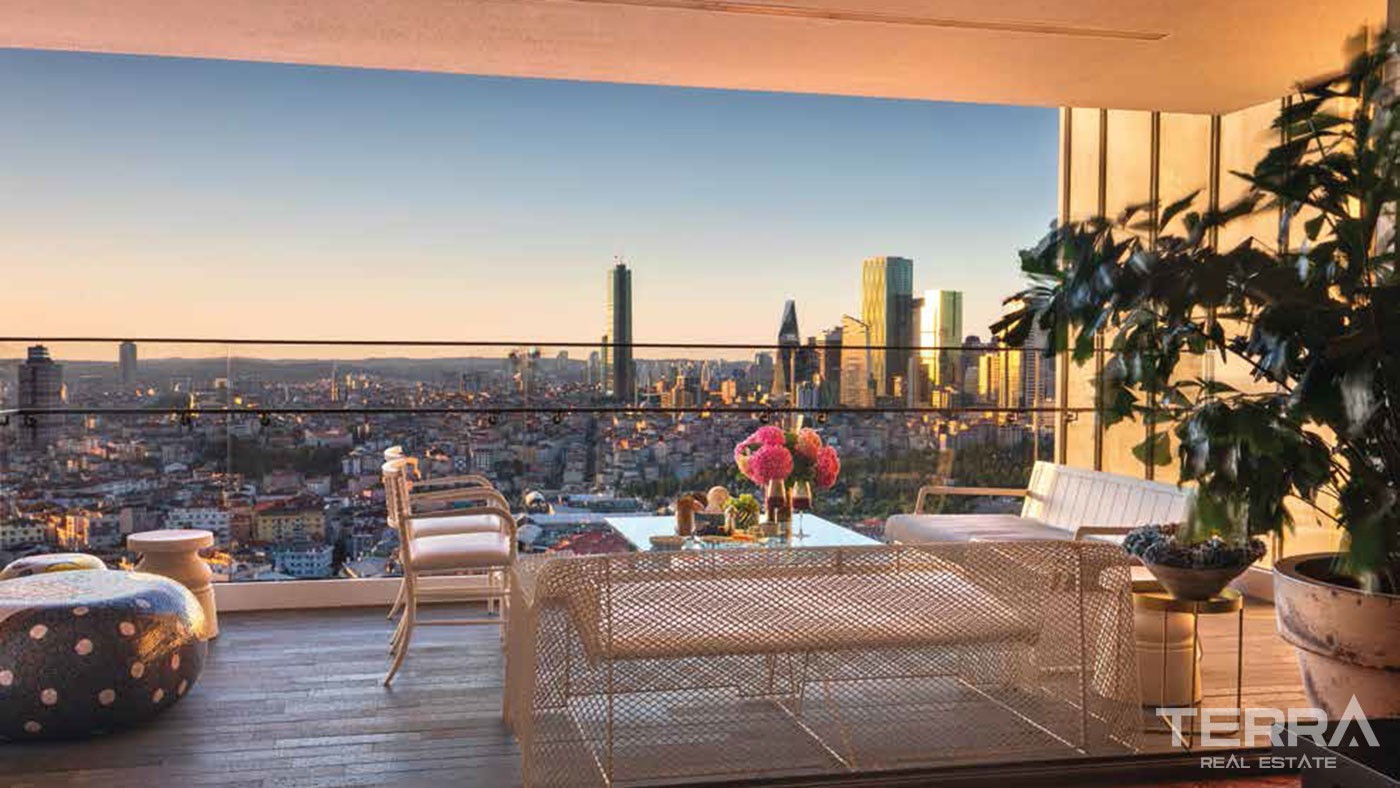 Appartements Haut de Gamme Dans la Tour à Şişli Istanbul à Usage Mixte - 42357
