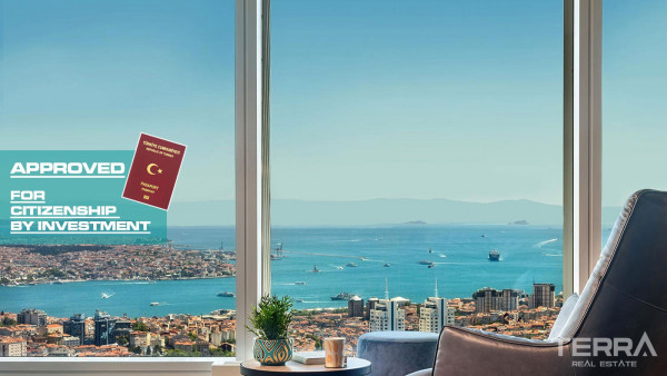 Kup ekskluzywne apartamenty w Stambule Şişli z widokiem na Bosfor