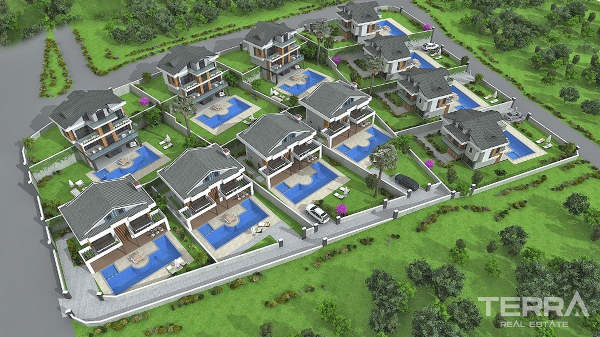 Exclusive Villas with Private Pool and Garden in Ovacık Fethiye - 42423