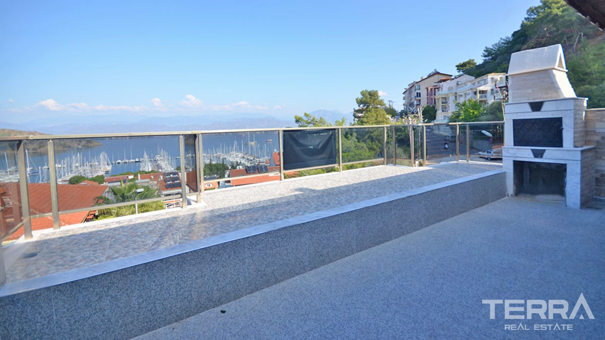 Resale 4-Bed Key-Ready House by the Sea Side in Karagözler Fethiye - 53293