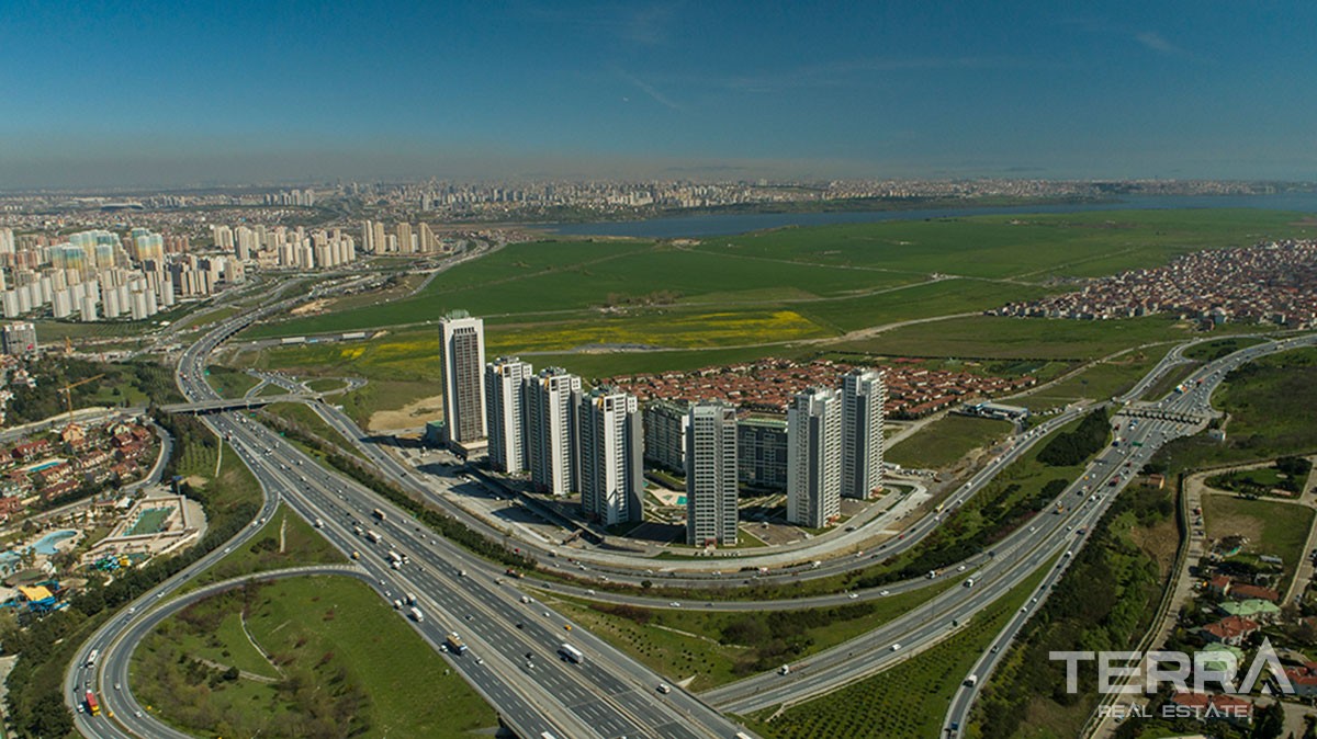 Istanbul Apartments with city and nature view for Sale in Başakşehir - 42592