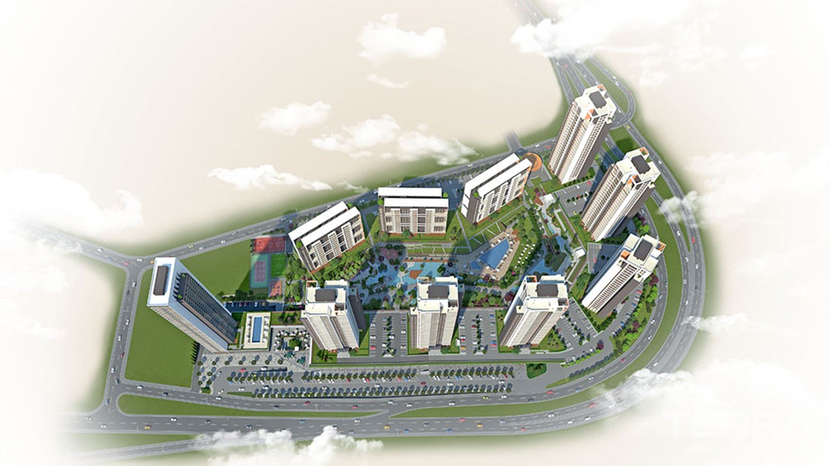 Istanbul Apartments with city and nature view for Sale in Başakşehir - 42597