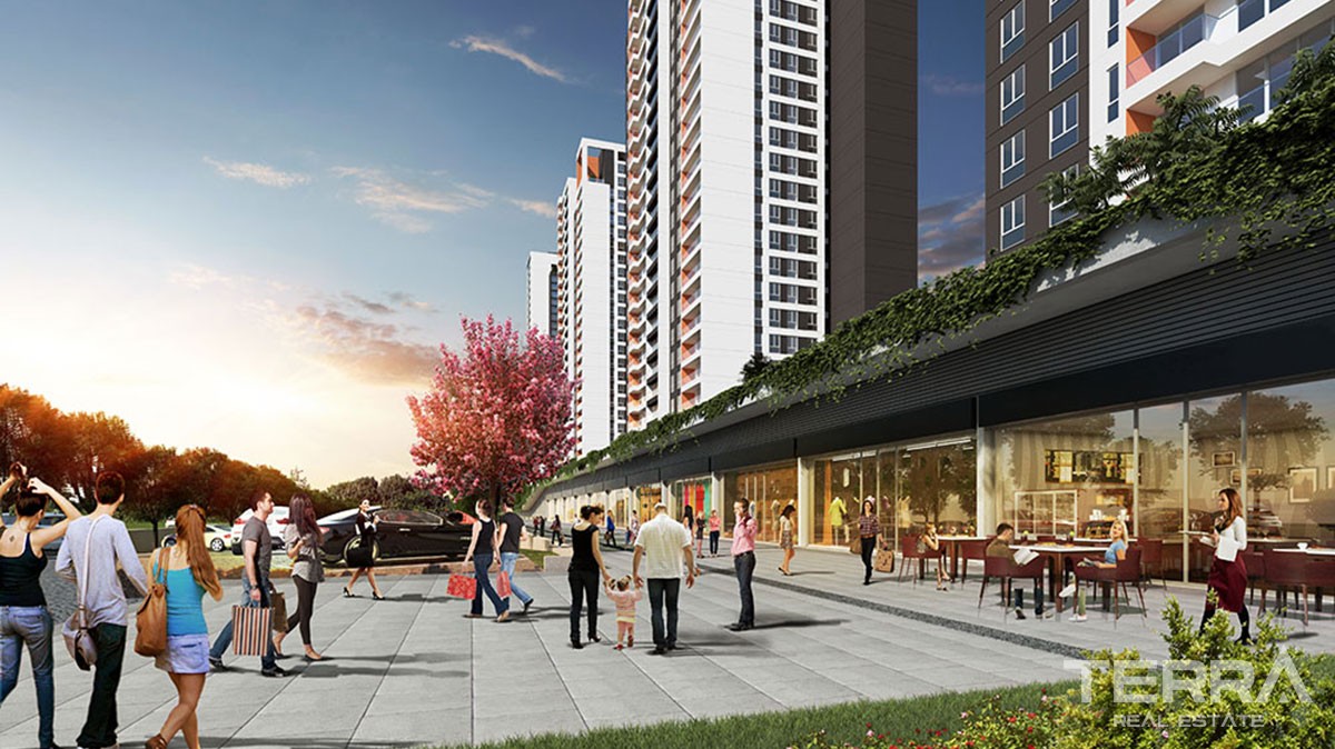 Istanbul Apartments with city and nature view for Sale in Başakşehir - 42599
