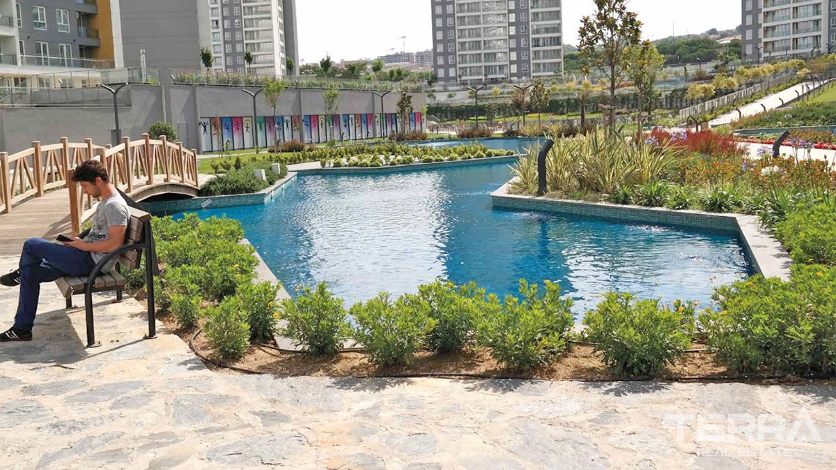 Istanbul Apartments with city and nature view for Sale in Başakşehir - 42615
