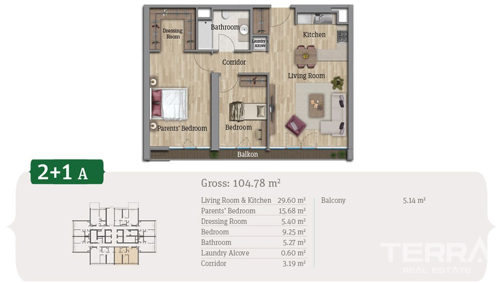 Istanbul Apartments with city and nature view for Sale in Başakşehir - 42626