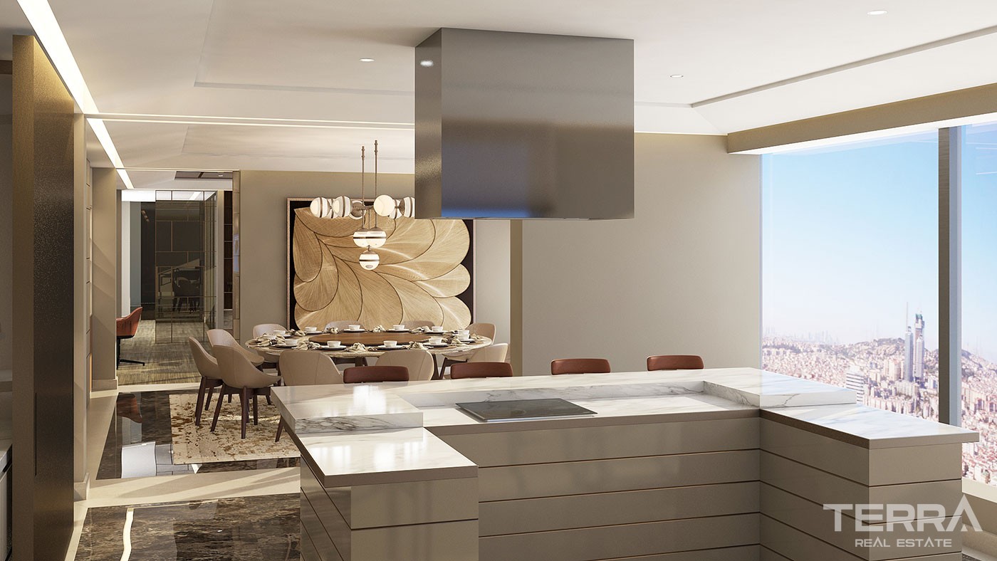Smart Home System Flats with Luxurious Facilities in Kadıköy Istanbul - 42685