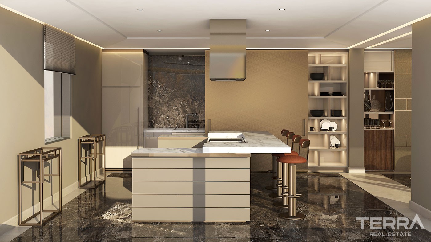 Smart Home System Flats with Luxurious Facilities in Kadıköy Istanbul - 42690