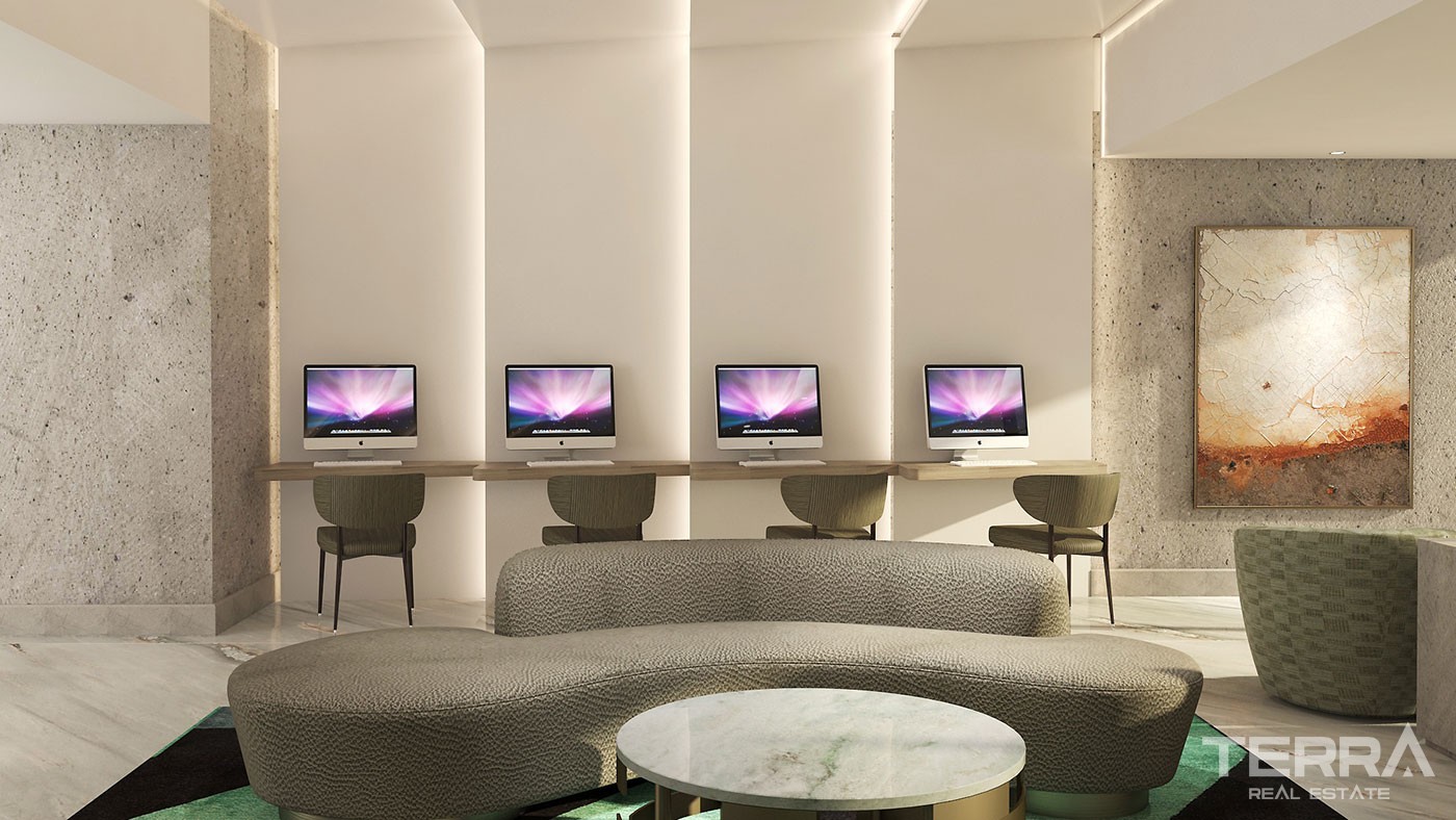 Smart Home System Flats with Luxurious Facilities in Kadıköy Istanbul - 42697