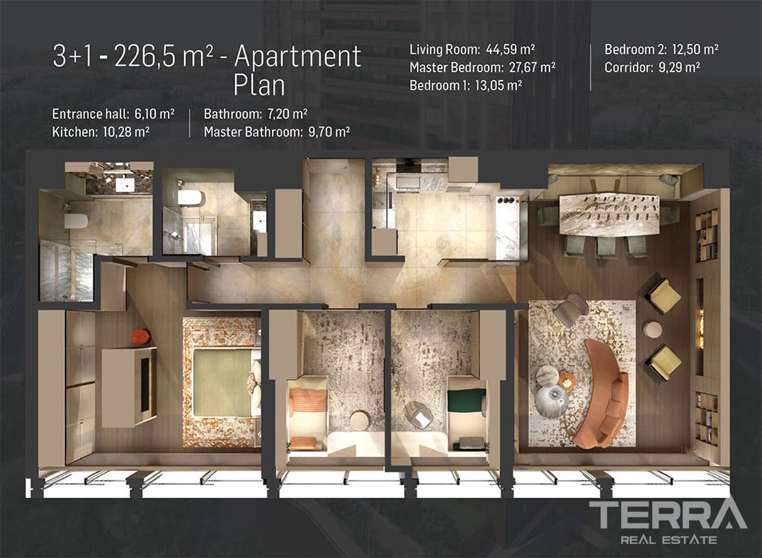 Smart Home System Flats with Luxurious Facilities in Kadıköy Istanbul - 42722