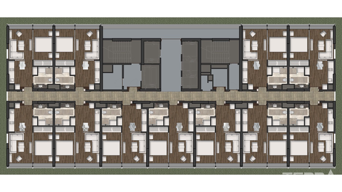 Smart Home System Flats with Luxurious Facilities in Kadıköy Istanbul - 42725