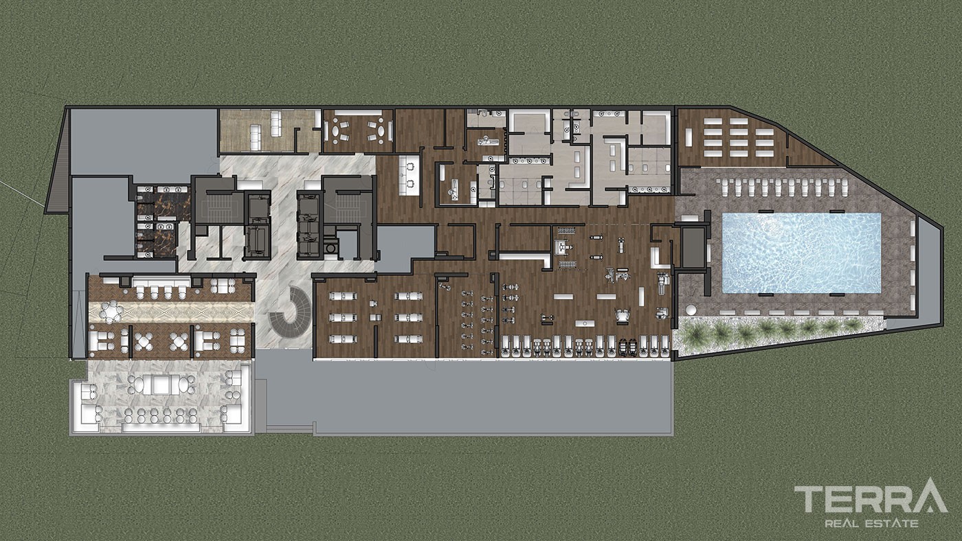 Smart Home System Flats with Luxurious Facilities in Kadıköy Istanbul - 42727