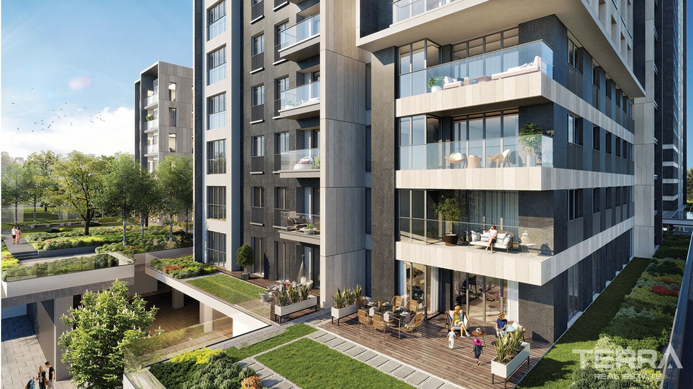 Apartamenty z widokiem na morze na sprzedaż w Maltepe w Stambule - 42775