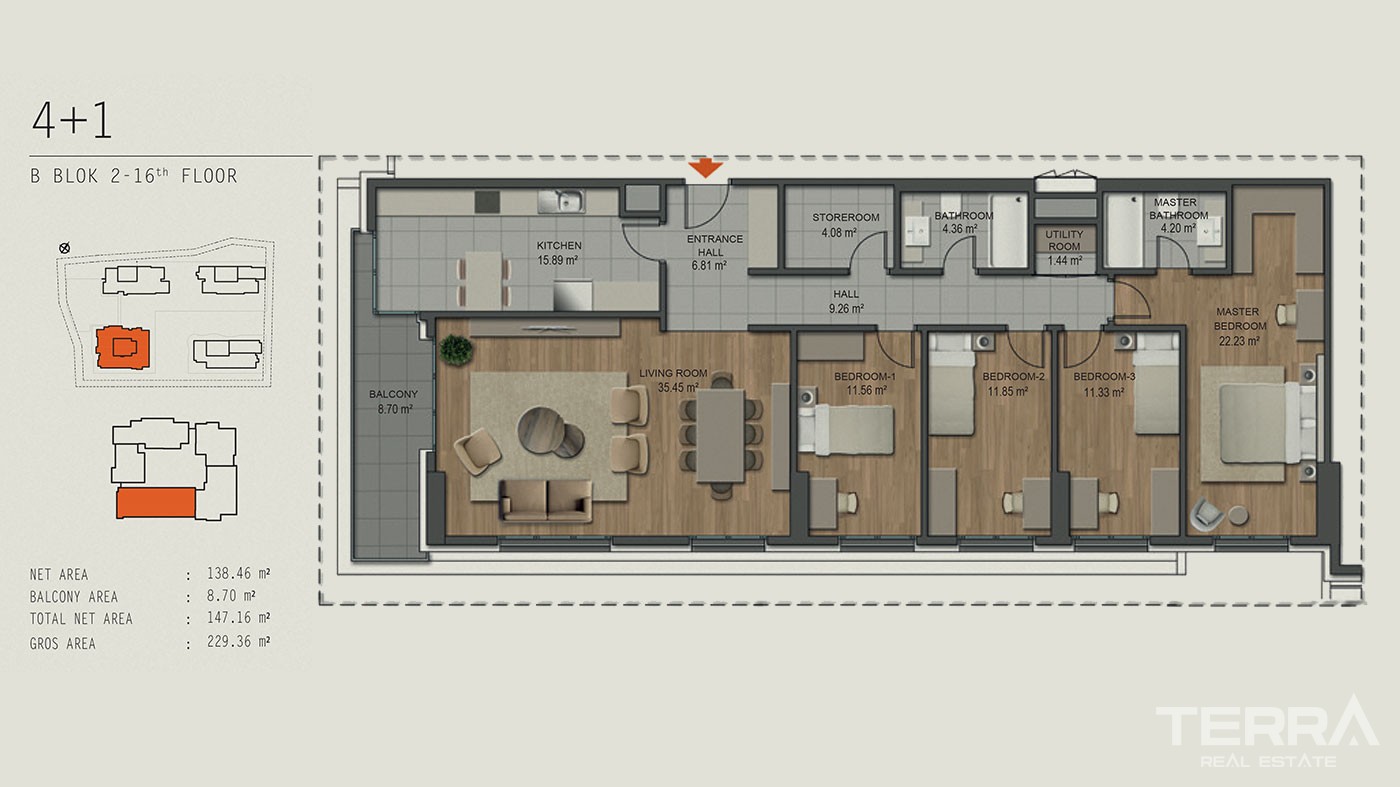 Apartamenty z widokiem na morze na sprzedaż w Maltepe w Stambule - 42797
