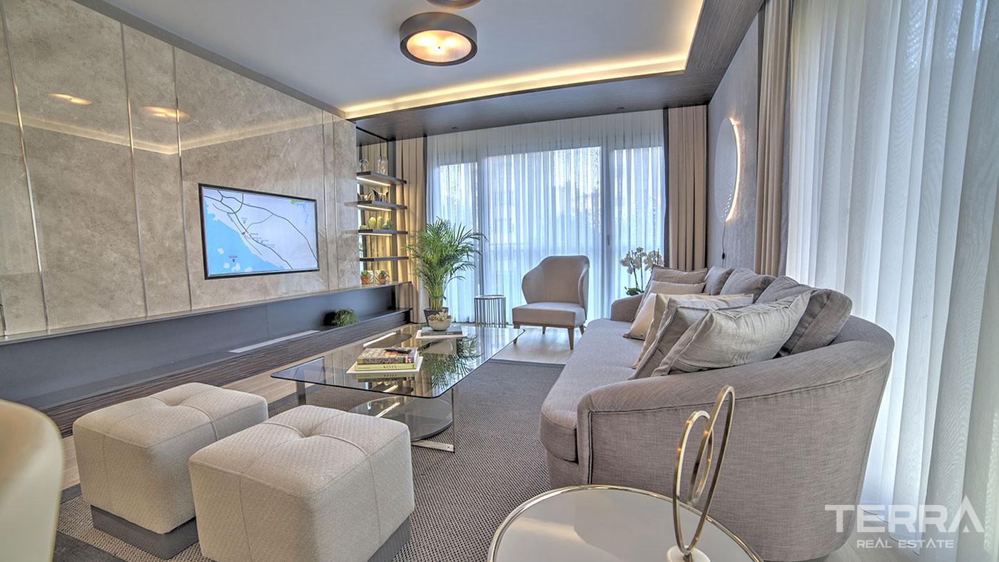 Apartamenty z widokiem na morze na sprzedaż w Maltepe w Stambule - 42799
