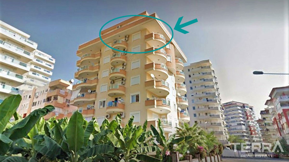 Apartment for Sale in Alanya Mahmutlar within Walking Beach Distance - 42922
