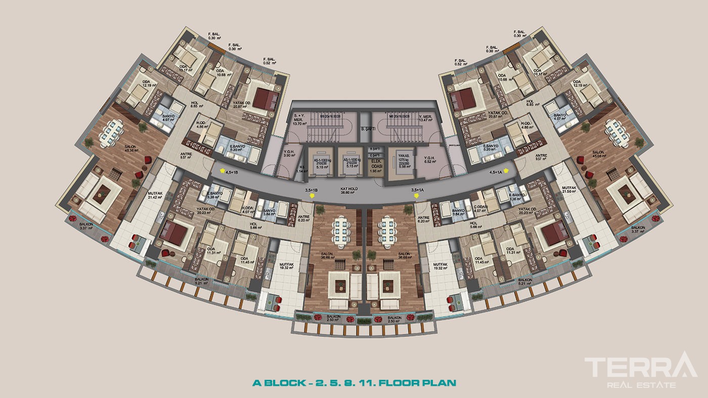 Complexe Résidentiel à Kadıköy Avec Appartements Haut de Gamme - 42985