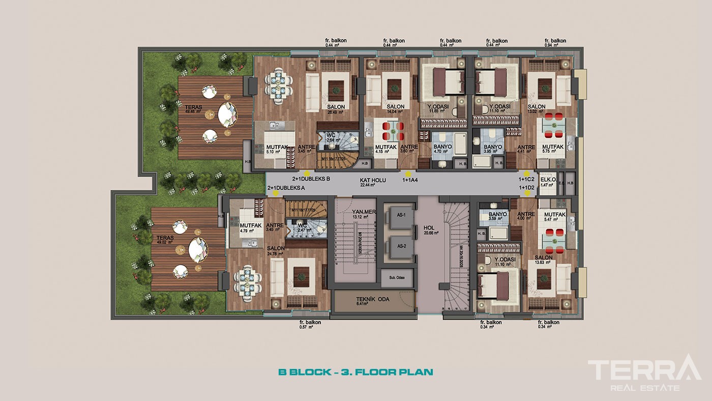 Complexe Résidentiel à Kadıköy Avec Appartements Haut de Gamme - 42987