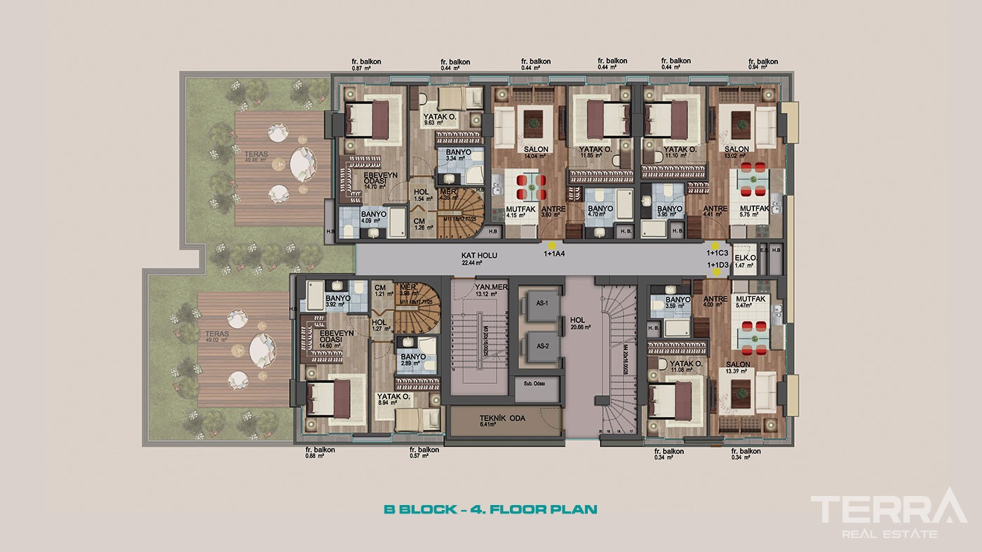 Complexe Résidentiel à Kadıköy Avec Appartements Haut de Gamme - 42988