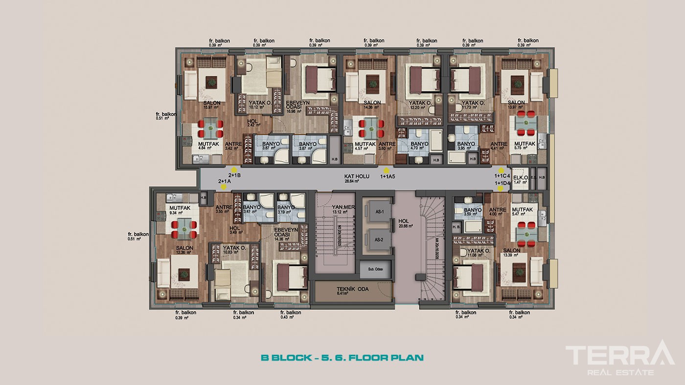 Complexe Résidentiel à Kadıköy Avec Appartements Haut de Gamme - 42989