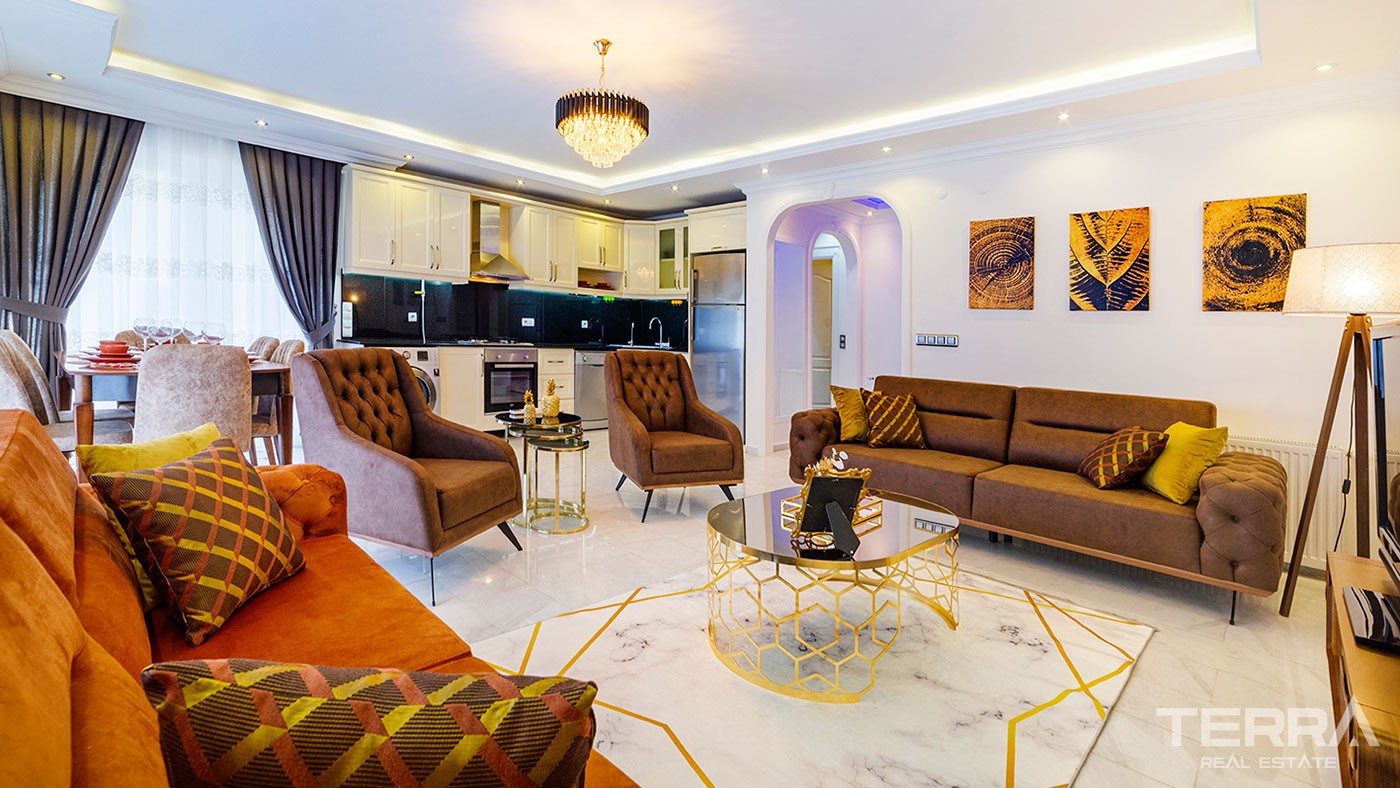 Key-Ready Flat within 250m from the Beach for Sale in Alanya Mahmutlar - 43083
