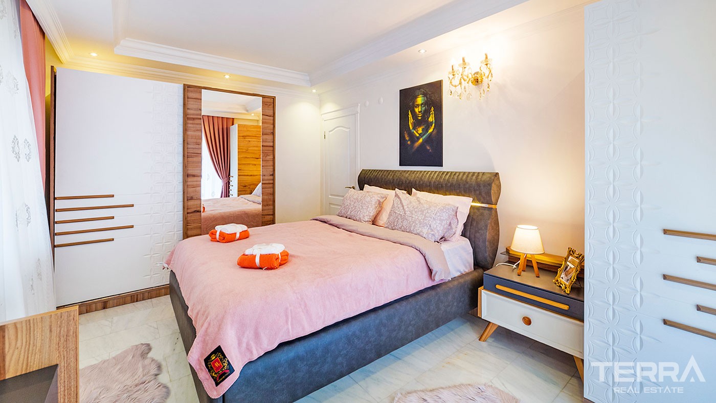 Key-Ready Flat within 250m from the Beach for Sale in Alanya Mahmutlar - 43093