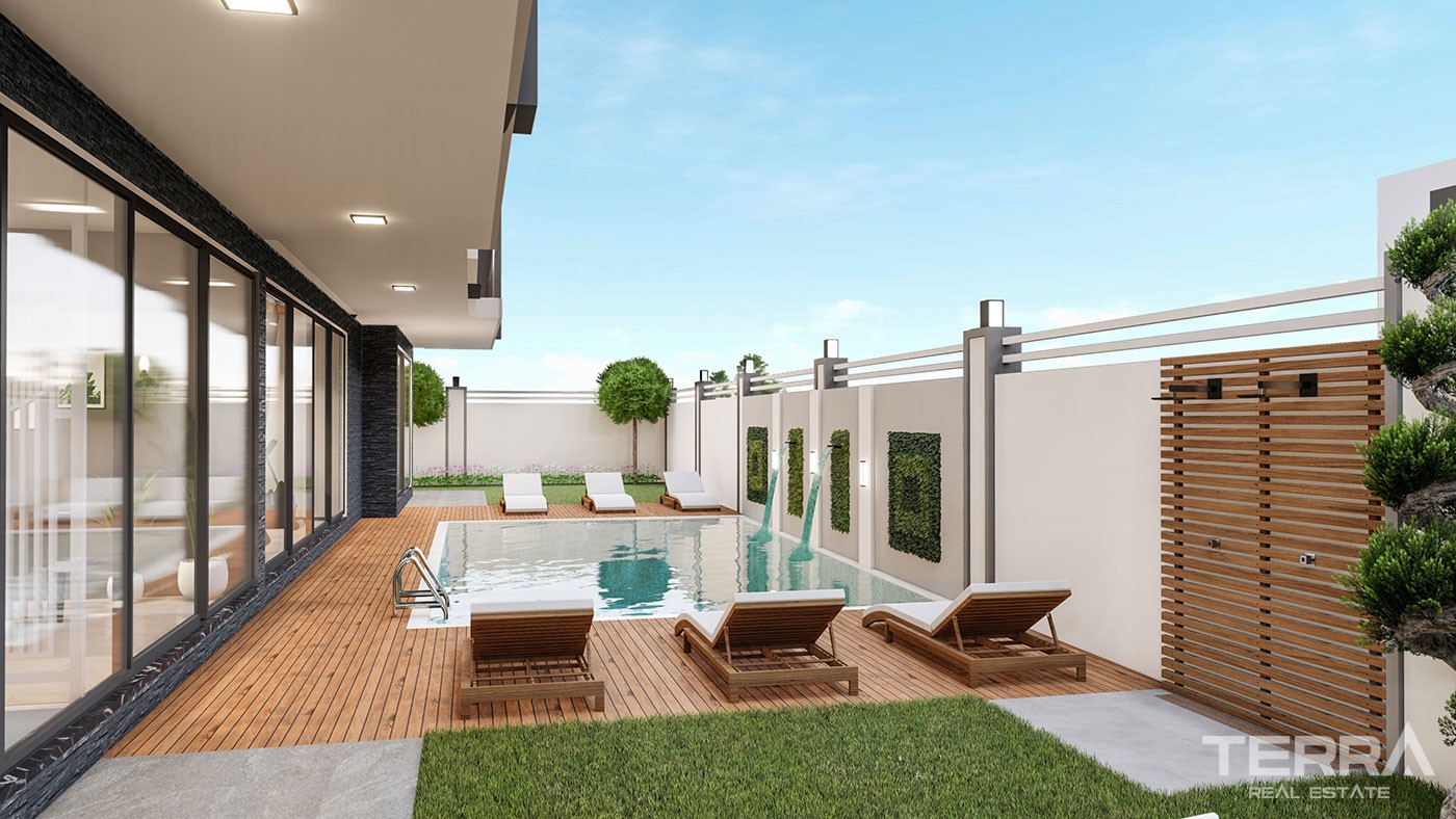 Fantastic 500 m Beach Distance Apartments for Sale in Alanya Mahmutlar - 43107