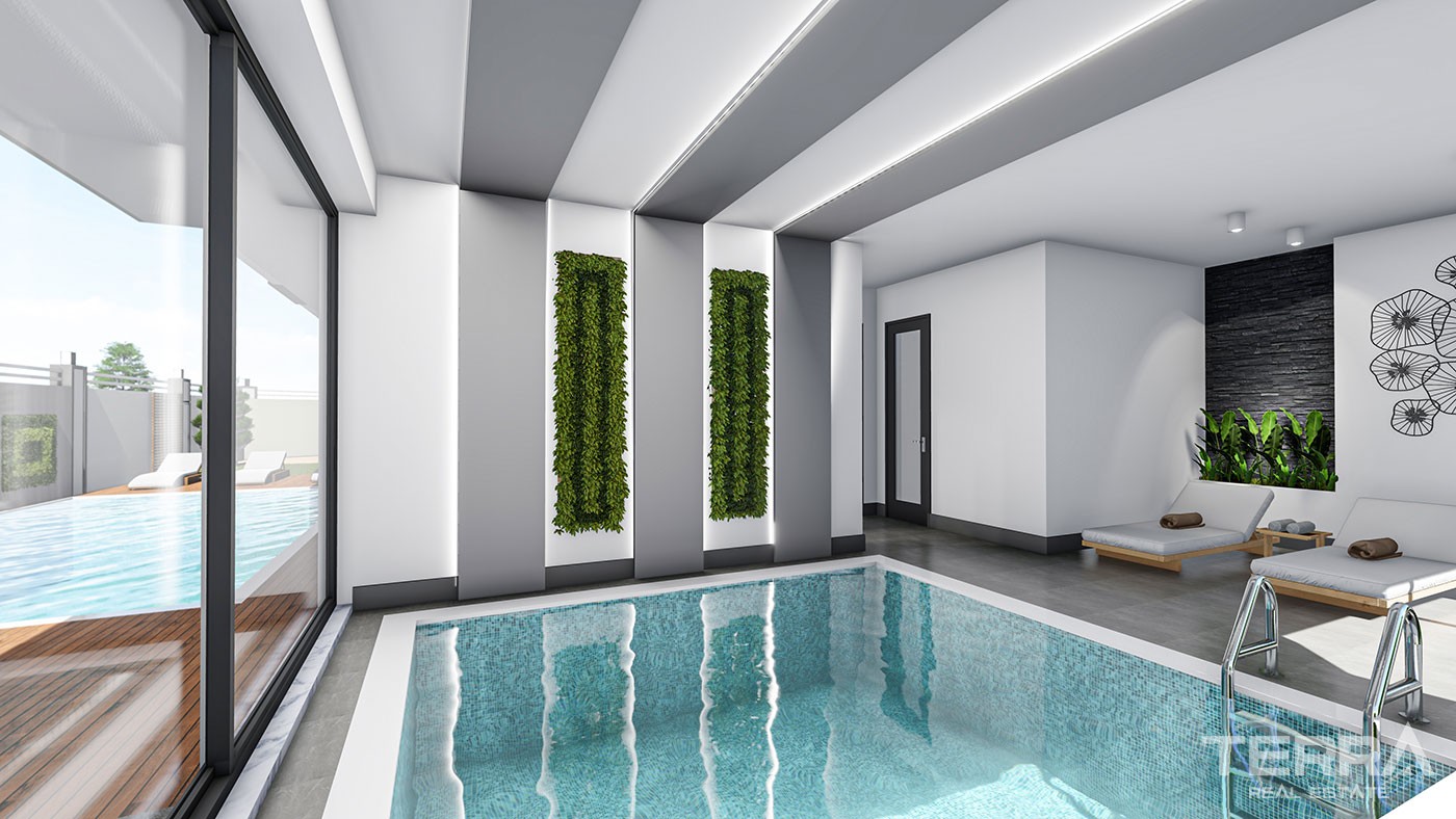 Fantastic 500 m Beach Distance Apartments for Sale in Alanya Mahmutlar - 43109