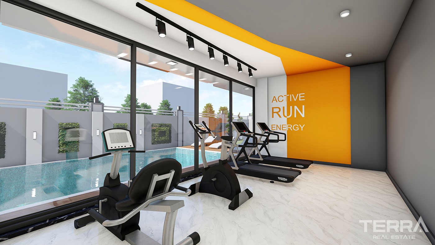 Fantastic 500 m Beach Distance Apartments for Sale in Alanya Mahmutlar - 43110