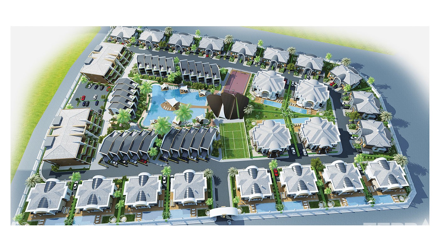 Exclusive Villas in a Marvellous Complex to Buy in Antalya - 43158