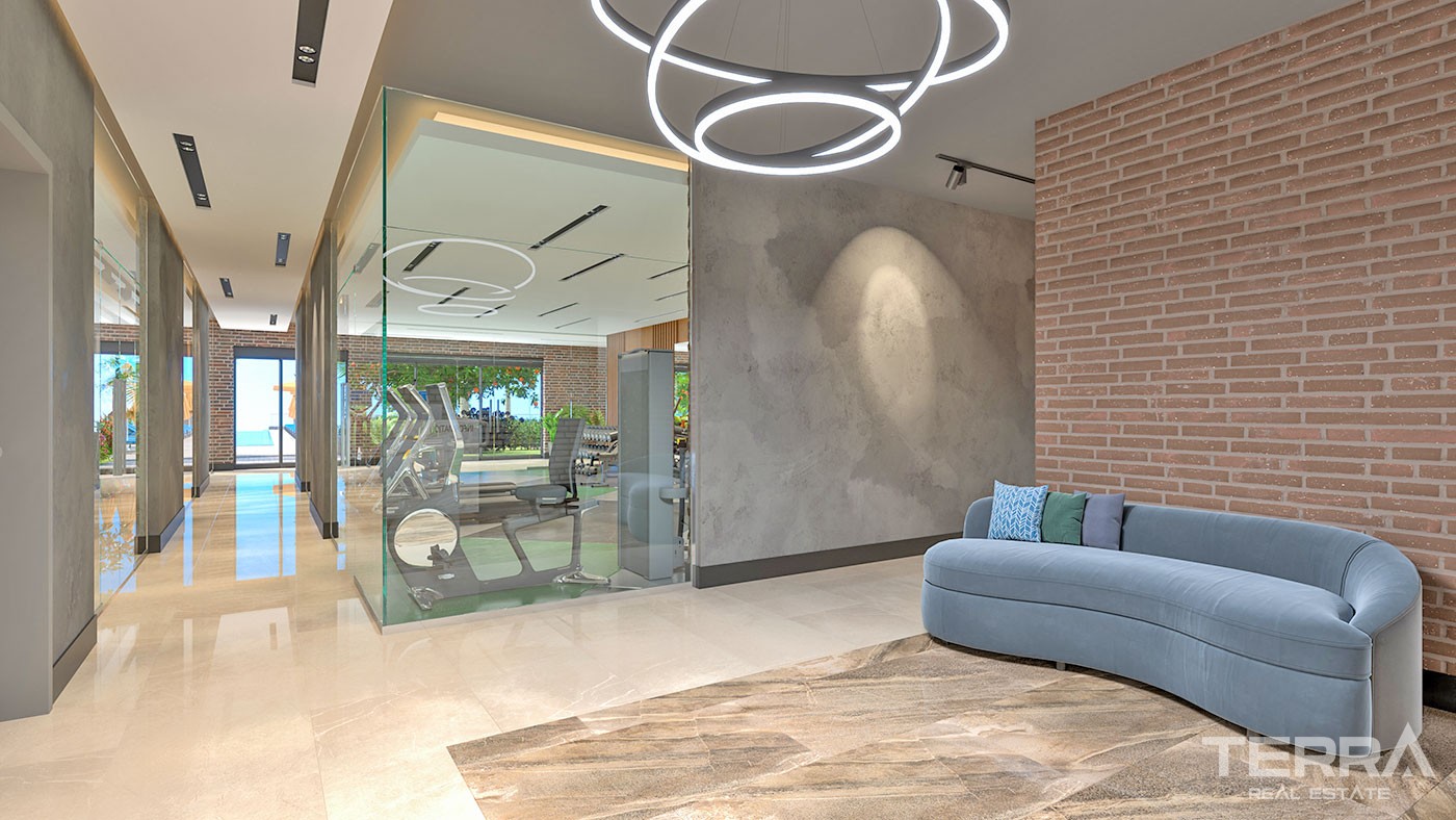 Sea and Mountain View Flats with Rich Amenities to Buy in Alanya - 43334