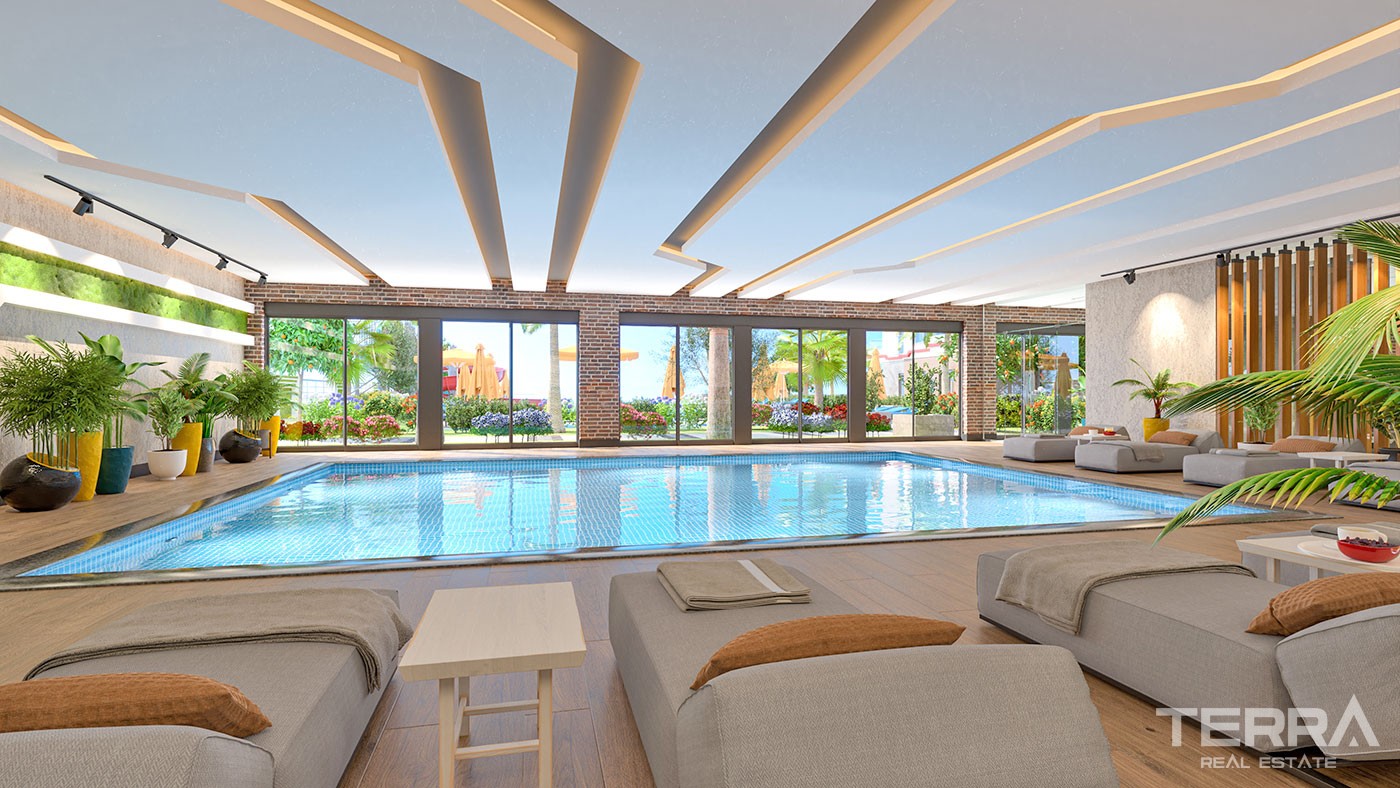 Sea and Mountain View Flats with Rich Amenities to Buy in Alanya - 43344