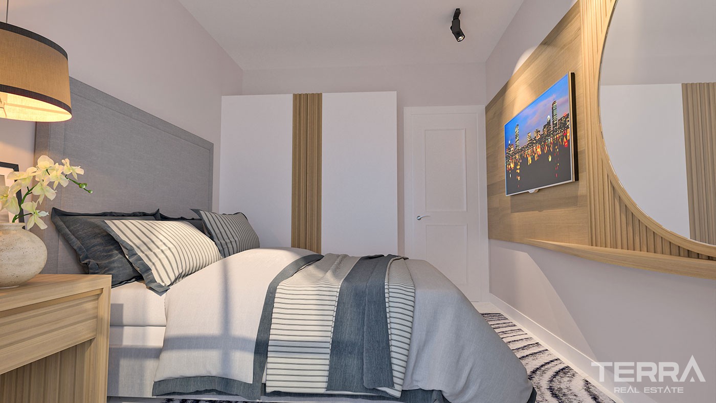 Sea and Mountain View Flats with Rich Amenities to Buy in Alanya - 43362