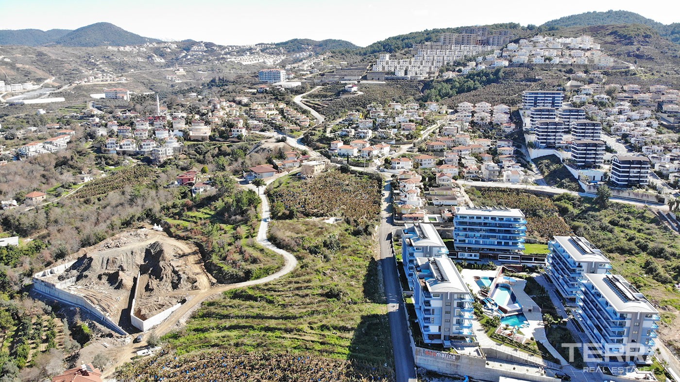 Sea and Mountain View Flats with Rich Amenities to Buy in Alanya - 43367