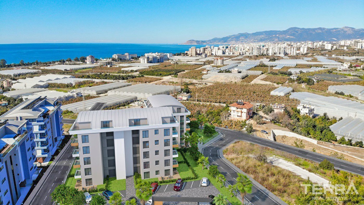 Sea and Mountain View Flats with Rich Amenities to Buy in Alanya - 43368