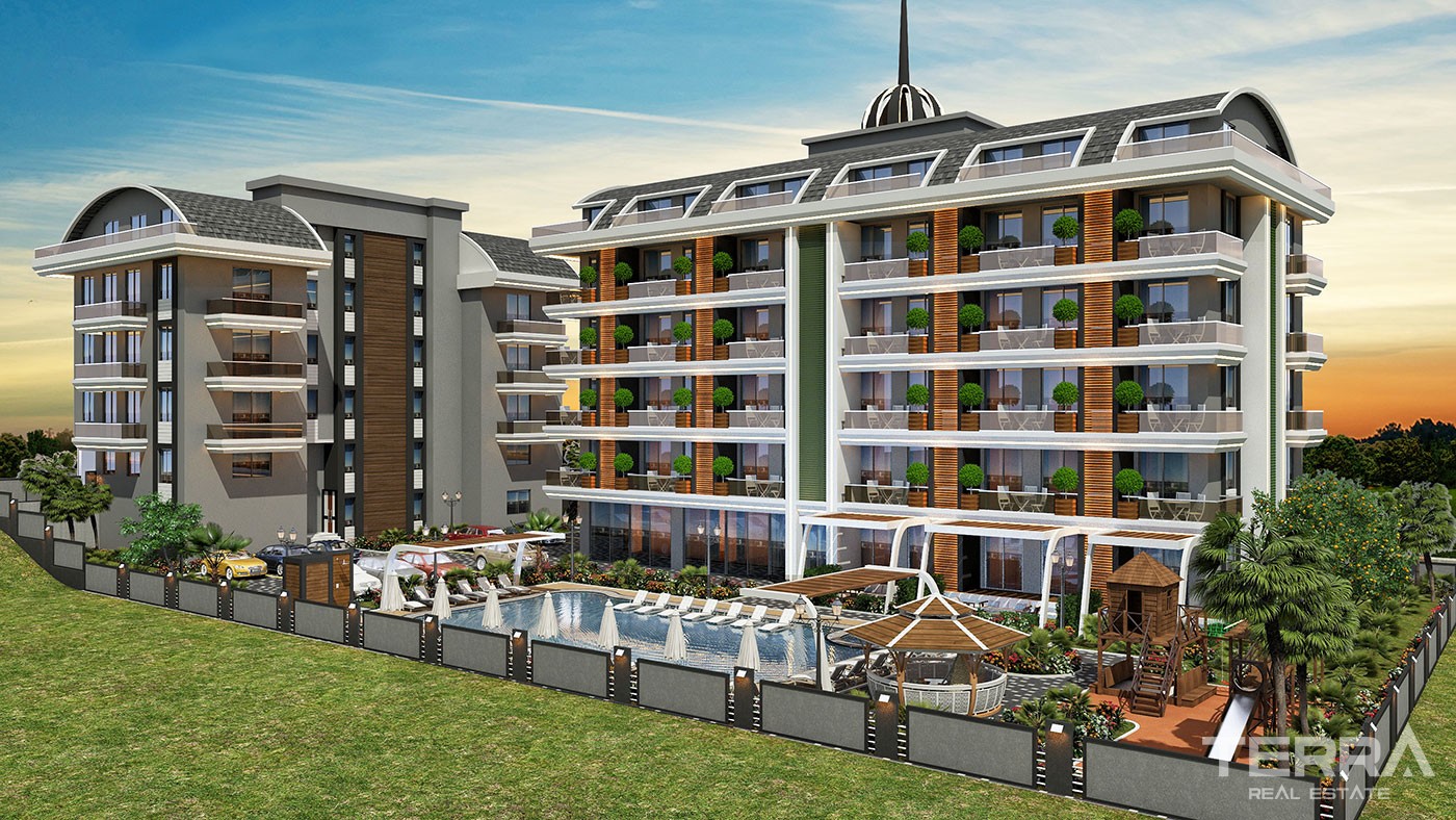 Appartements Abordables à Vendre à Alanya Proches des Commerces & Mer - 43445