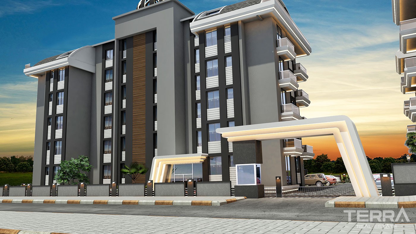 Appartements Abordables à Vendre à Alanya Proches des Commerces & Mer - 43444