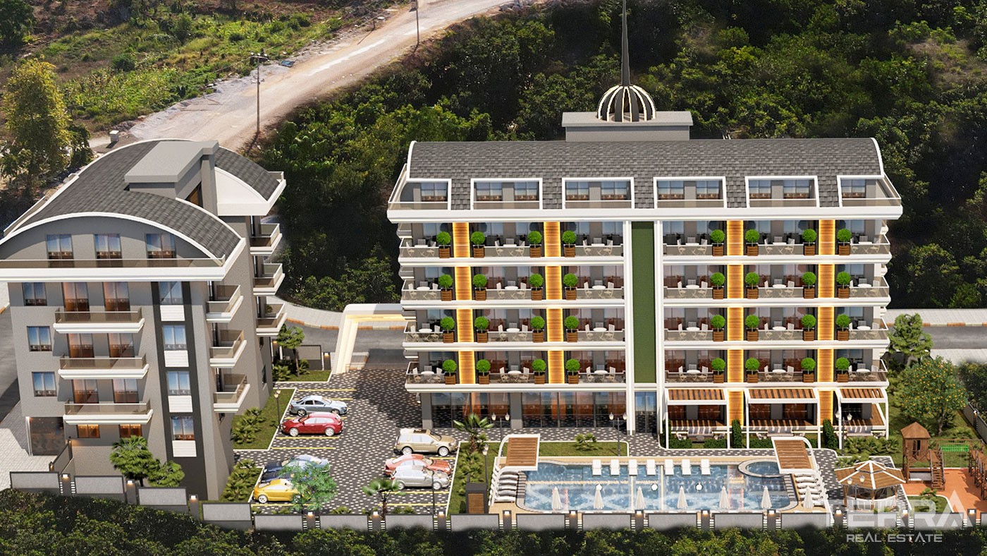 Appartements Abordables à Vendre à Alanya Proches des Commerces & Mer - 43453