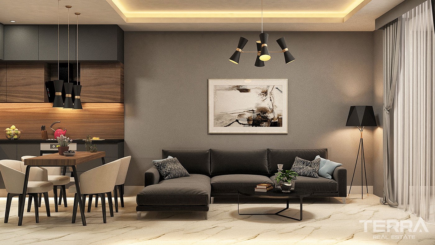 Appartements Abordables à Vendre à Alanya Proches des Commerces & Mer - 43462