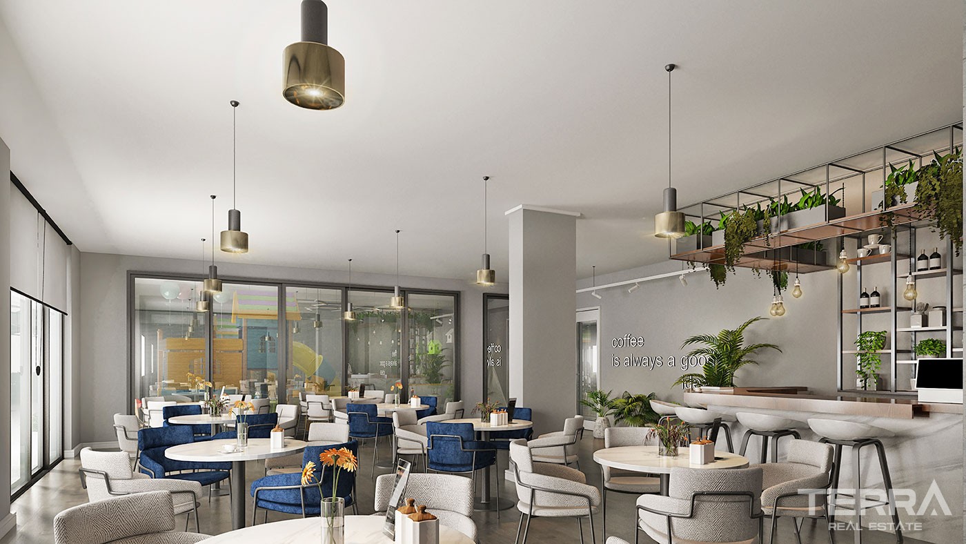 Nouveaux Appartements Abordables à Vendre à Oba Proche de la Plage - 43556