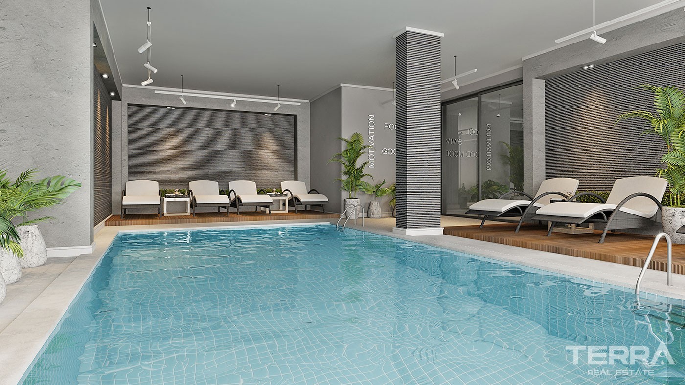 Nouveaux Appartements Abordables à Vendre à Oba Proche de la Plage - 43558