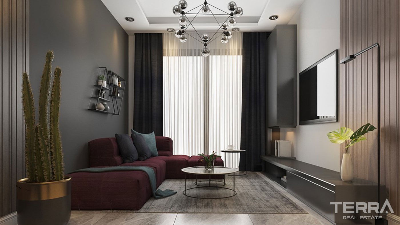 Nouveaux Appartements Abordables à Vendre à Oba Proche de la Plage - 43581
