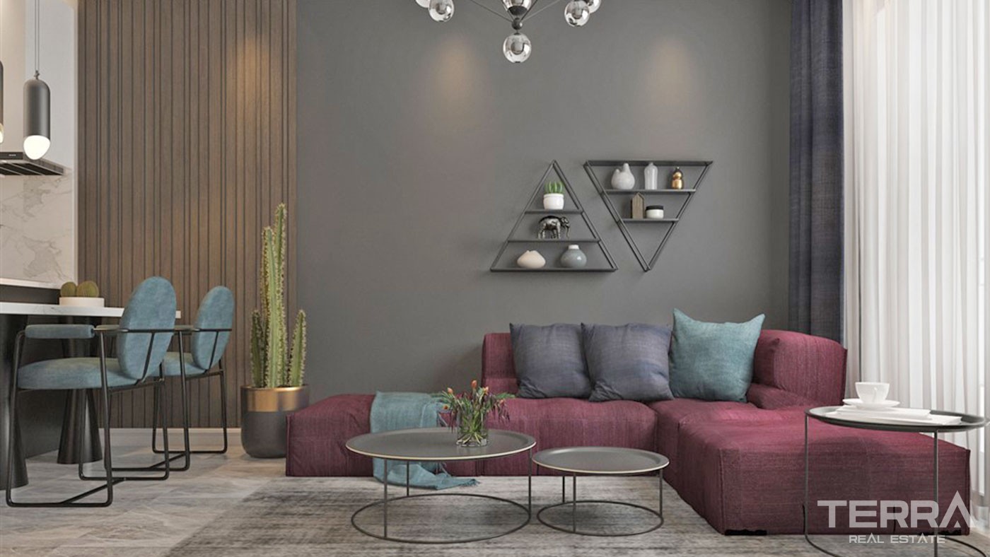 Nouveaux Appartements Abordables à Vendre à Oba Proche de la Plage - 43582