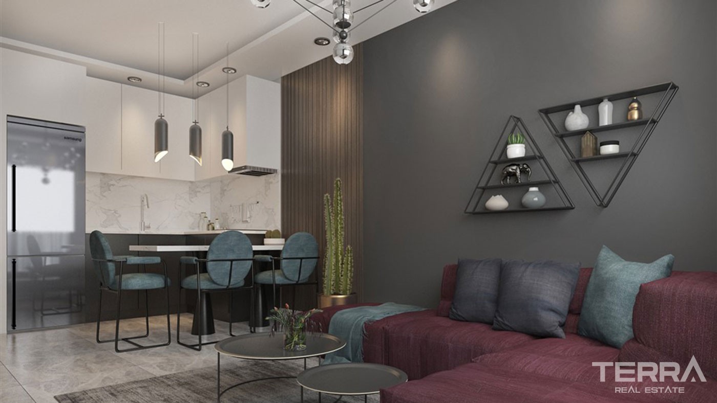 Nouveaux Appartements Abordables à Vendre à Oba Proche de la Plage - 43583