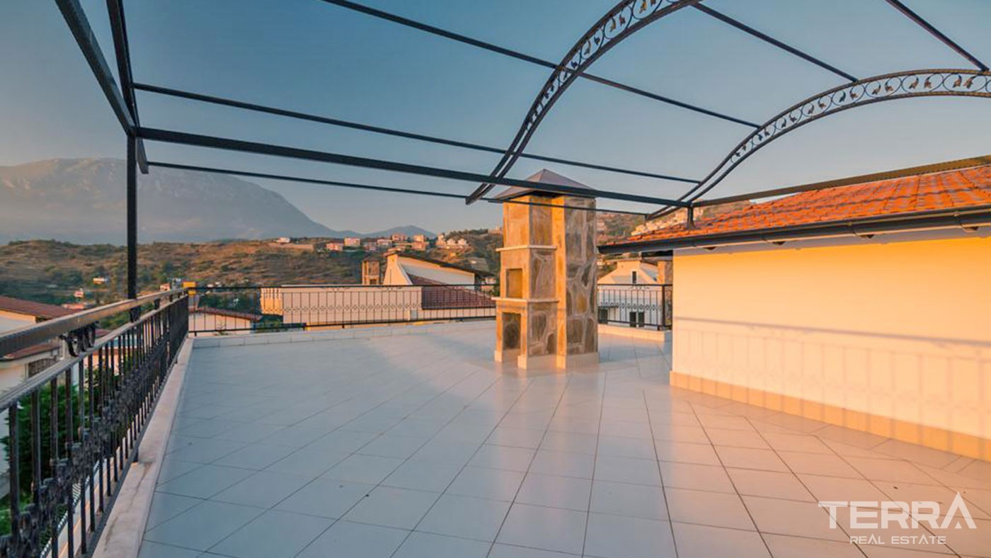 Villas with Splendid Amenities and Green Area for Sale in Alanya - 43785
