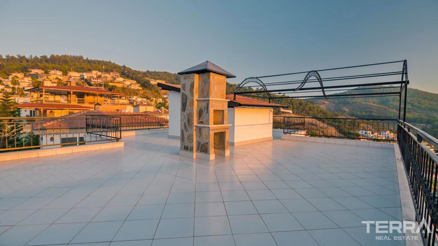 Villas with Splendid Amenities and Green Area for Sale in Alanya - 43799