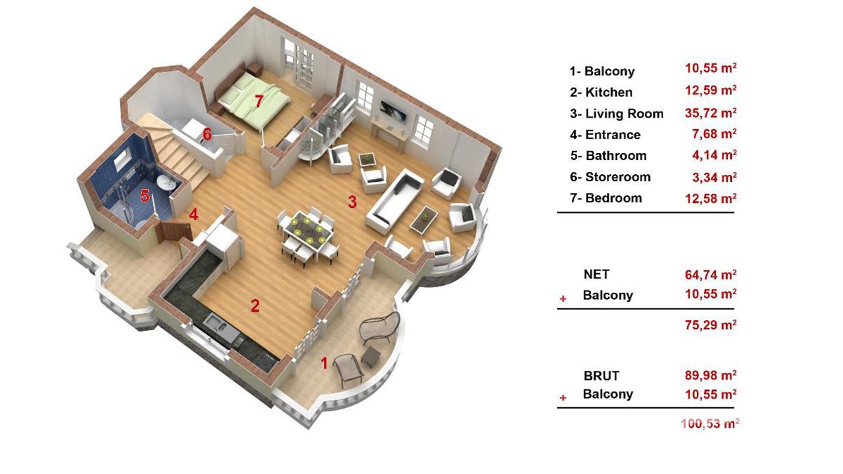 Villas with Splendid Amenities and Green Area for Sale in Alanya - 43817