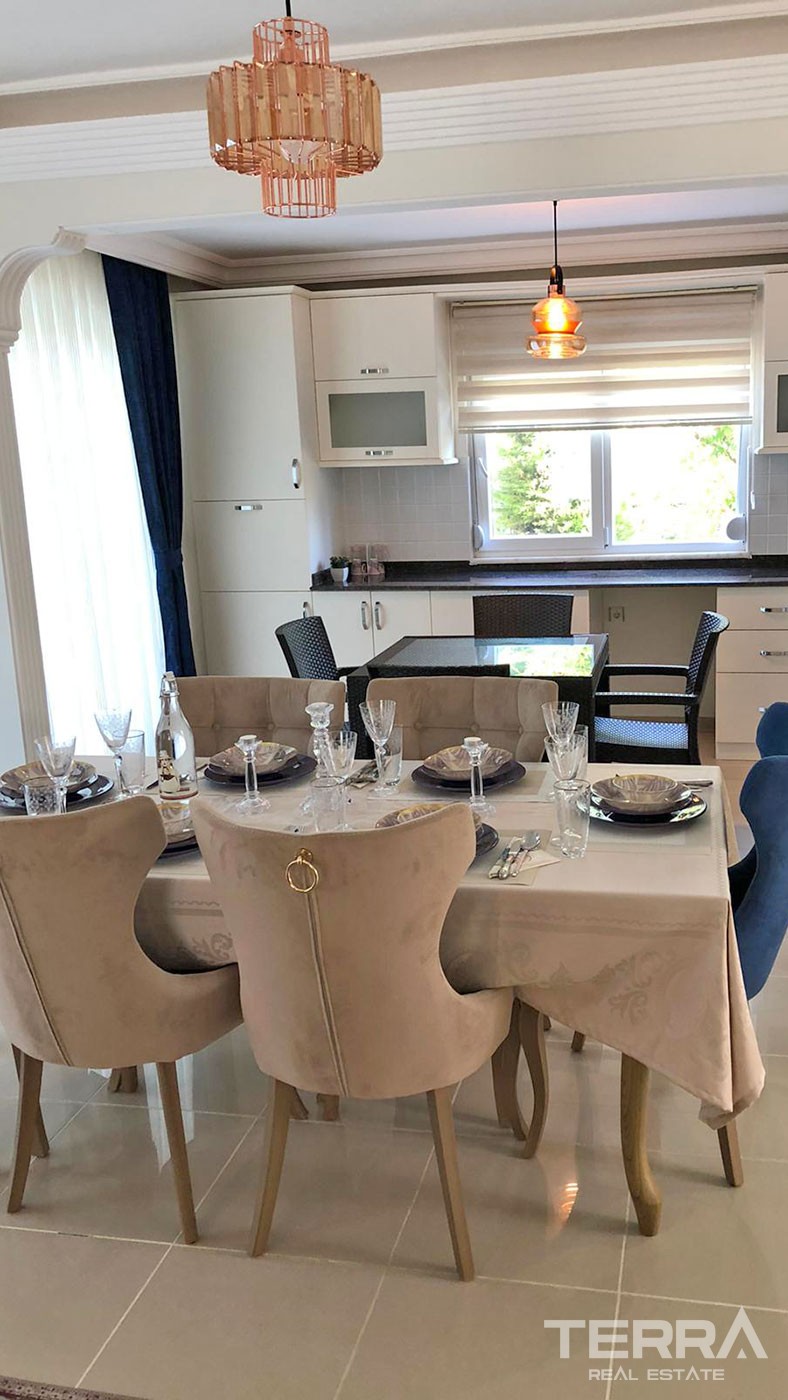 Villas with Splendid Amenities and Green Area for Sale in Alanya - 43858
